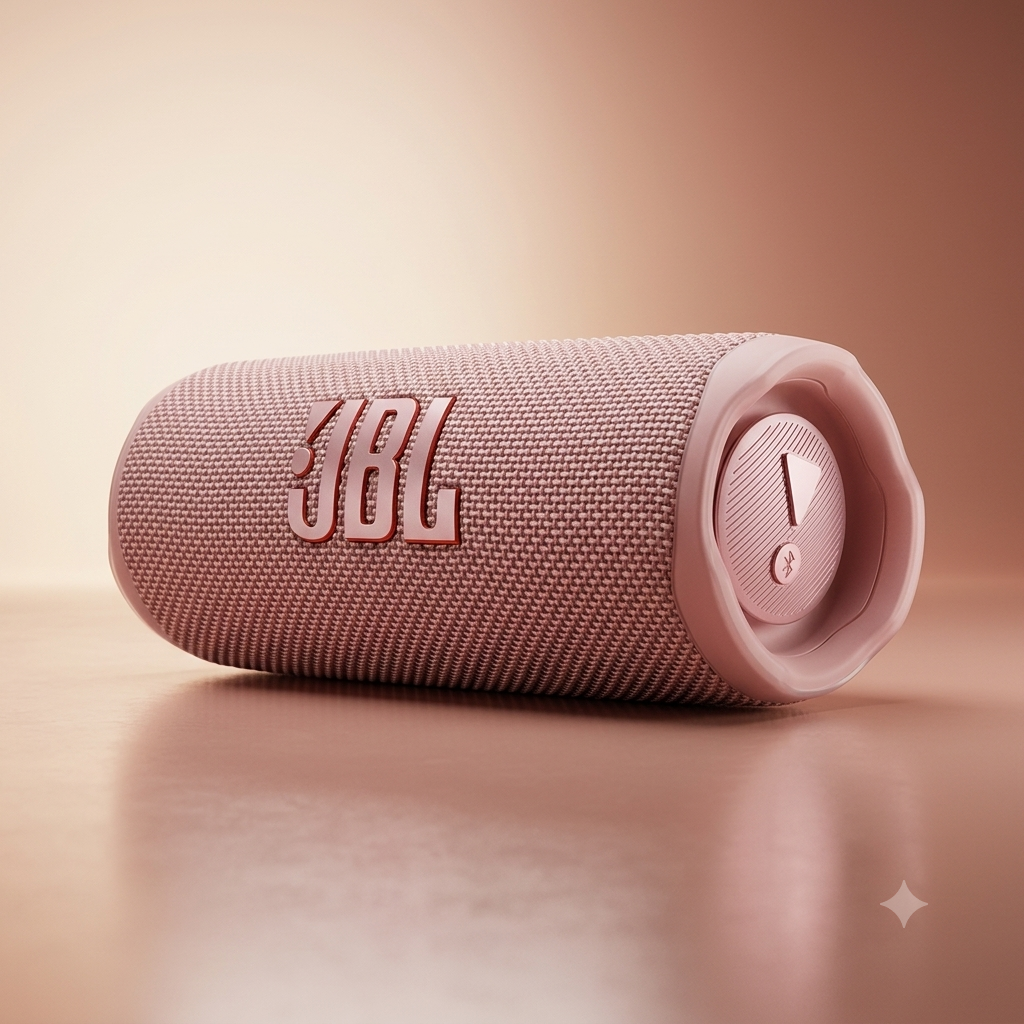JBL Flip Portable Bluetooth Speaker – Blush Pink Edition